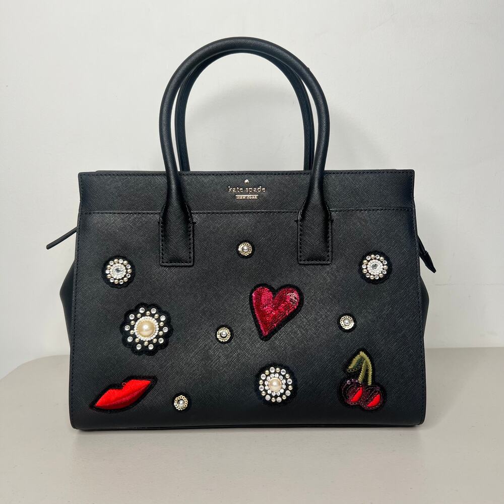 Kate Spade Large Embellished Leather Bag - Picture 4 of 10